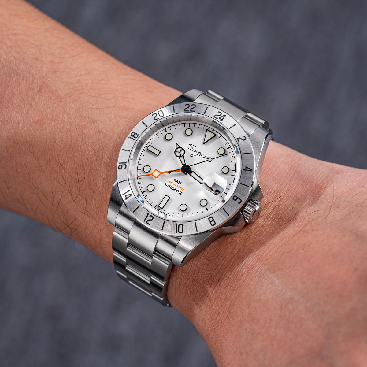 Sugess Men Watch GMT Automatic - đánh giá và giá Rolex Watch Submariner