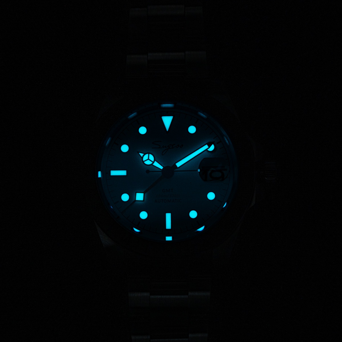 Sugess Men Watch GMT Automatic - đánh giá và giá Rolex Watch Submariner
