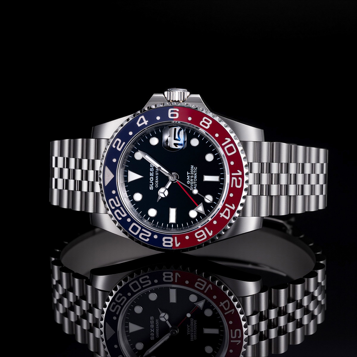Sugess GMT Diving Watch of Men - đánh giá và giá Rolex Watch Submariner