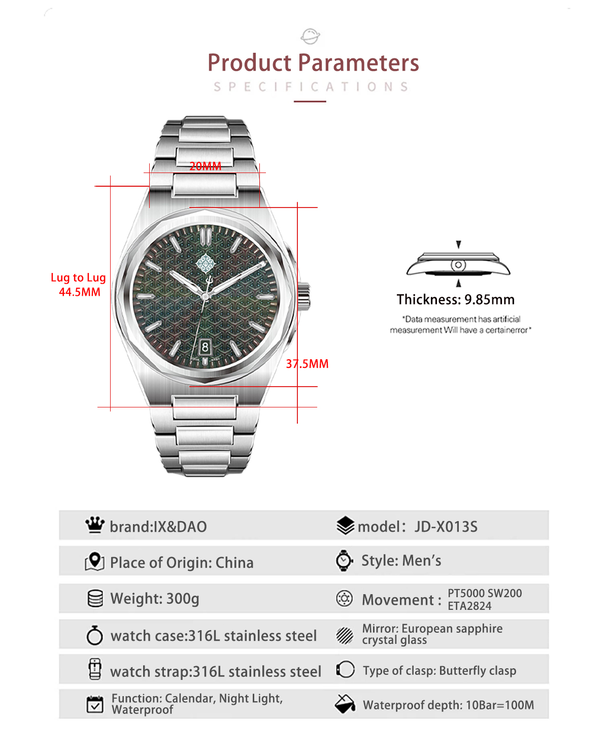 IX&DAO 2026 New Warrior 37mm M - đánh giá và giá Rolex Watch Submariner