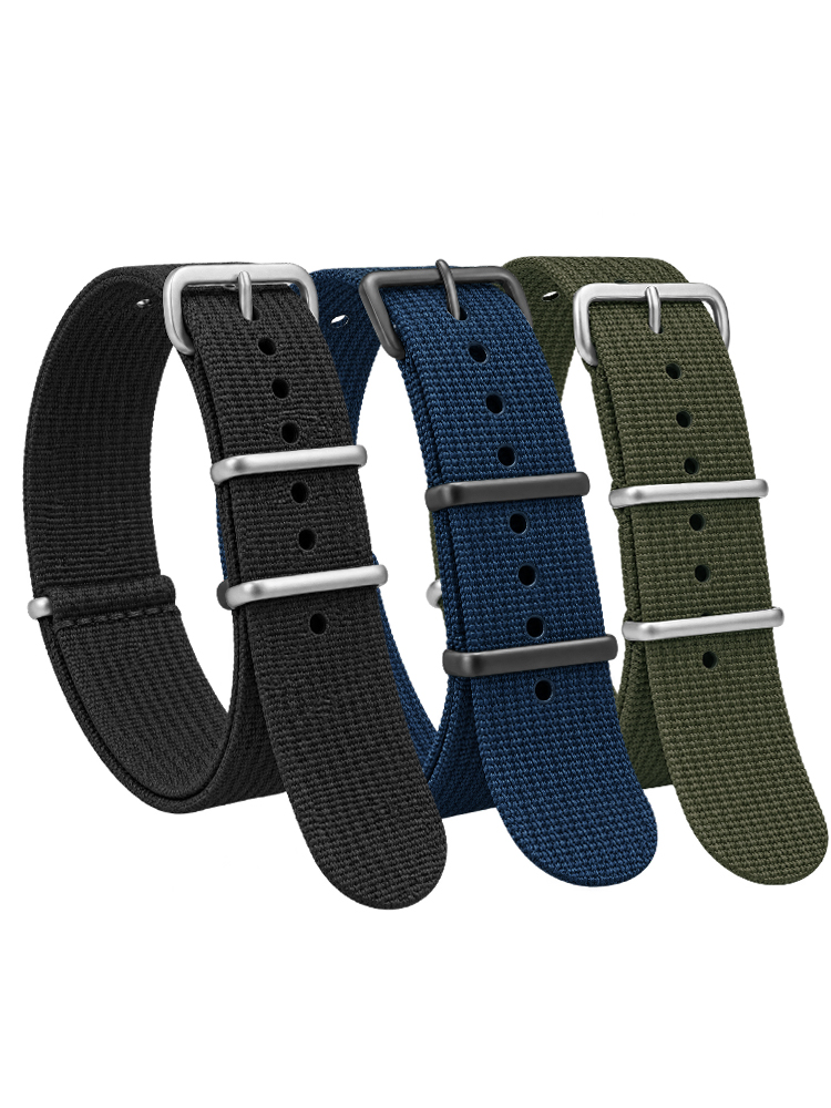 Ribbed Nylon Strap For Seiko M - đánh giá và giá Nato Strap Nylon